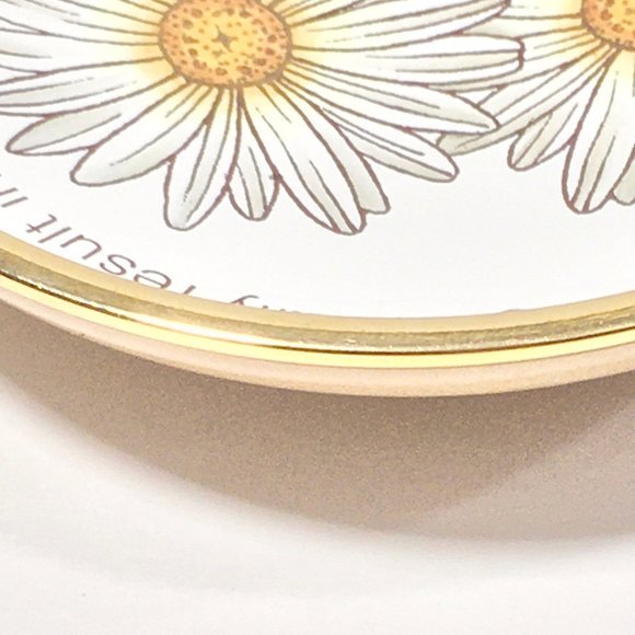 Halcyon Days Charlotte Moss Daisy Flower Porcelain Tray Dish Plate - Picture 5 of 8